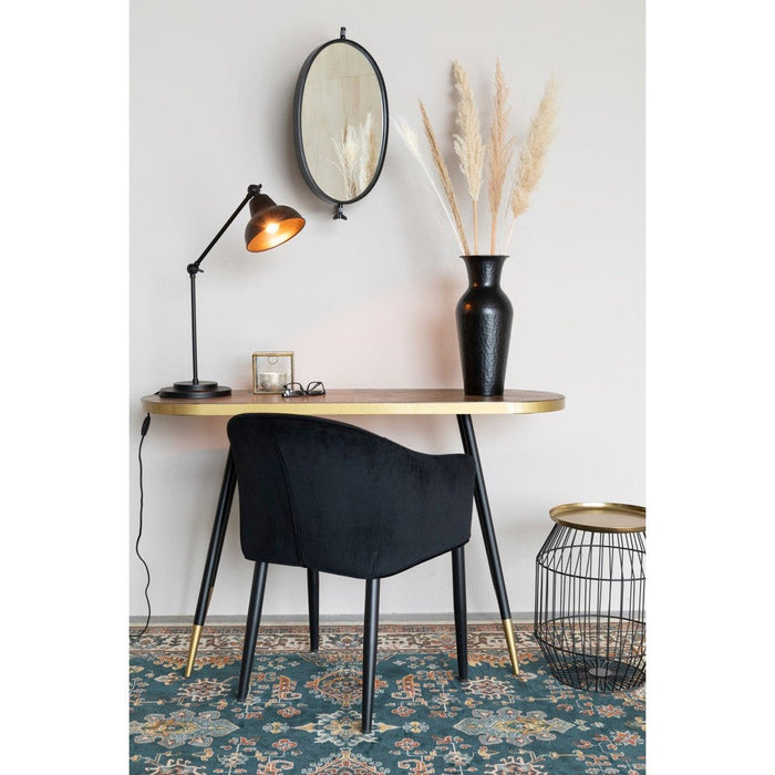 Consoletafel Denise Ash veneer Goud 41x121 cm-Consoletafels-Creating Home