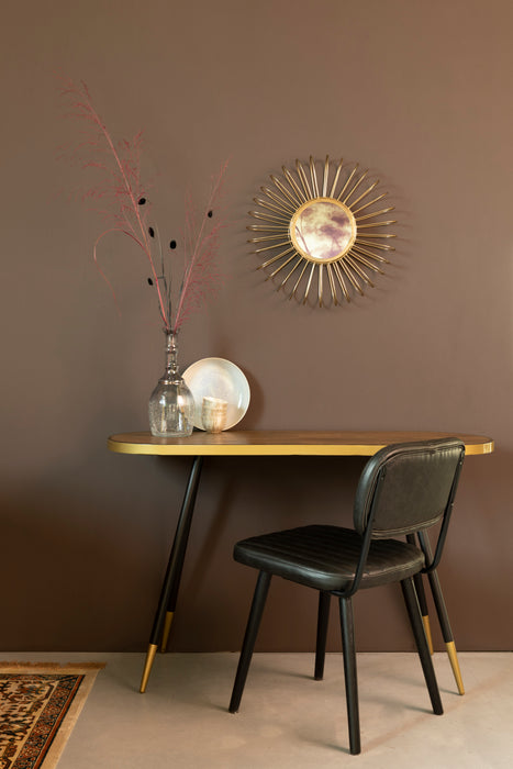 Consoletafel Denise Ash veneer Goud 41x121 cm-Consoletafels-Creating Home