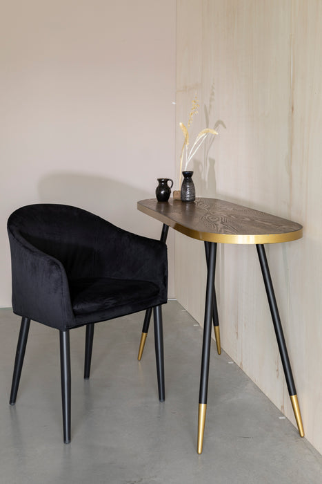 Consoletafel Denise Ash veneer Goud 41x121 cm-Consoletafels-Creating Home