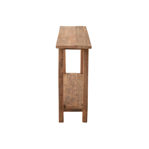 Consoletafel Gerecycled Hout Naturel 120x35x83 cm-Consoletafels-J-Line