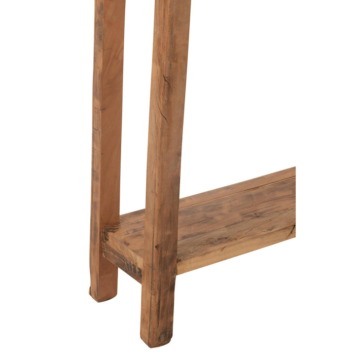 Consoletafel Gerecycled Hout Naturel 120x35x83 cm-Consoletafels-J-Line