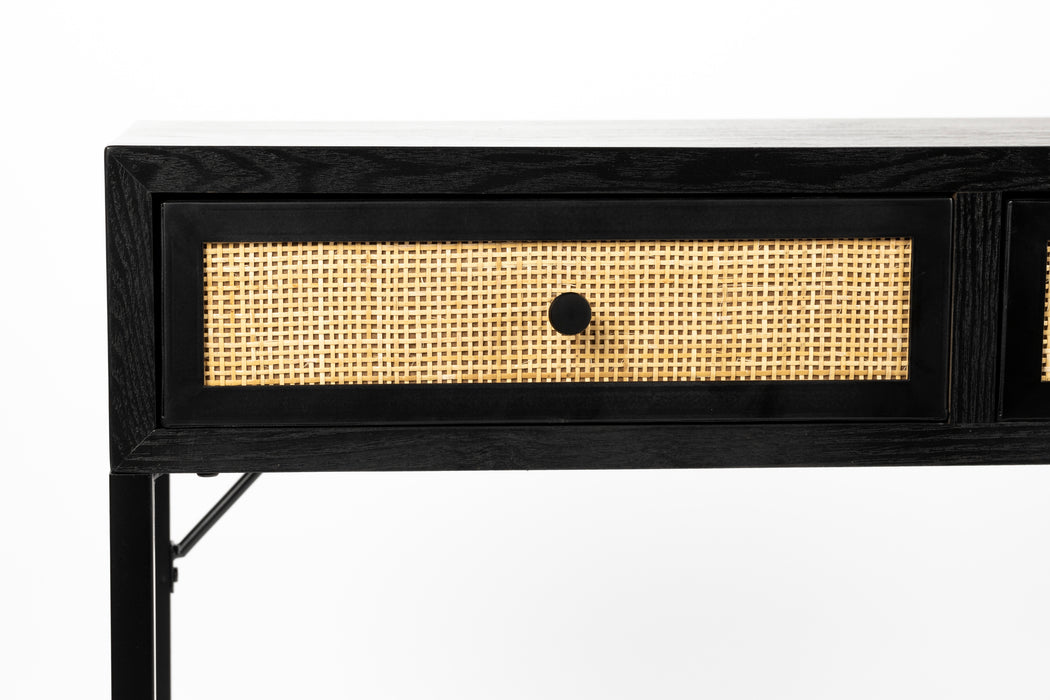 Consoletafel Guuji MDF Zwart 40x120 cm-Consoletafels-Creating Home