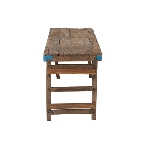Consoletafel Verouderd Gerecycled Hout, ijzer Bruin-Consoletafels-J-Line