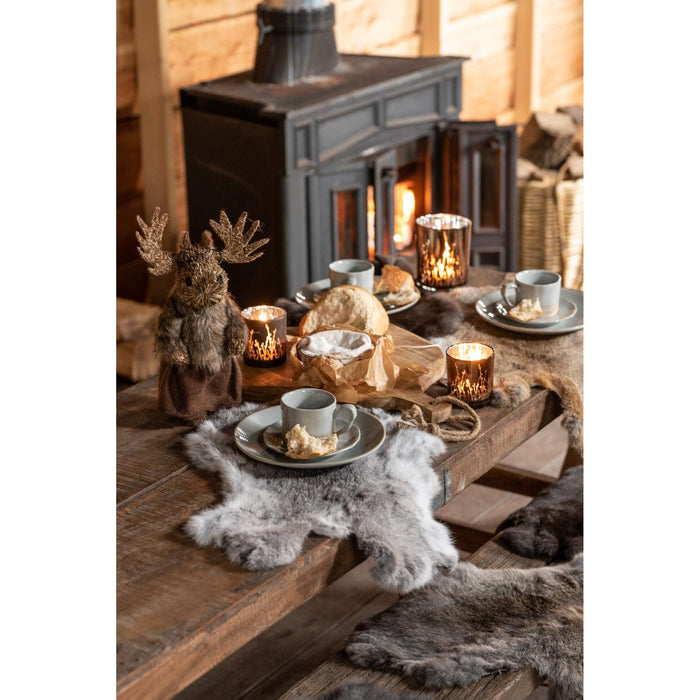 Consoletafel Verouderd Gerecycled Hout, ijzer Bruin-Consoletafels-J-Line