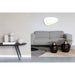 Consoletafel Webster Metaal, Teak Bruin 118x37 cm-Consoletafels-Creating Home