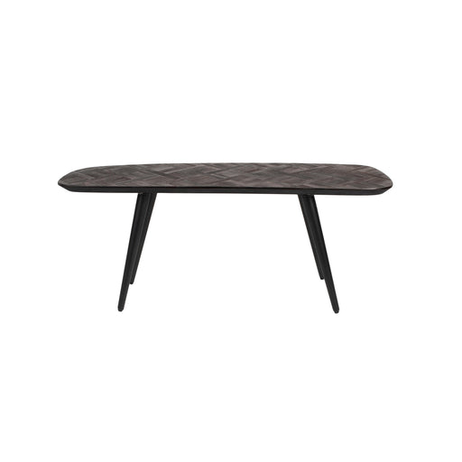 Consoletafel Webster Metaal, Teak Bruin 118x37 cm-Consoletafels-Creating Home