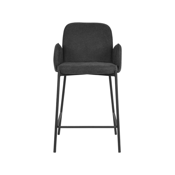 D-MAXX Barkruk Jari - Antraciet - Weave - Zithoogte 65-Barkrukken-LABEL51