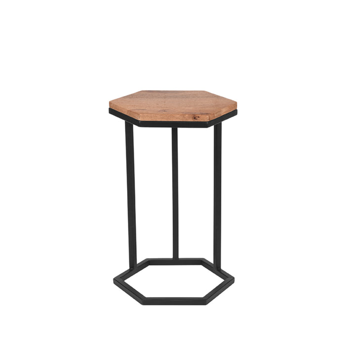 D-MAXX Bijzettafel Slide - Rough - Mangohout-Bijzettafels-LABEL51