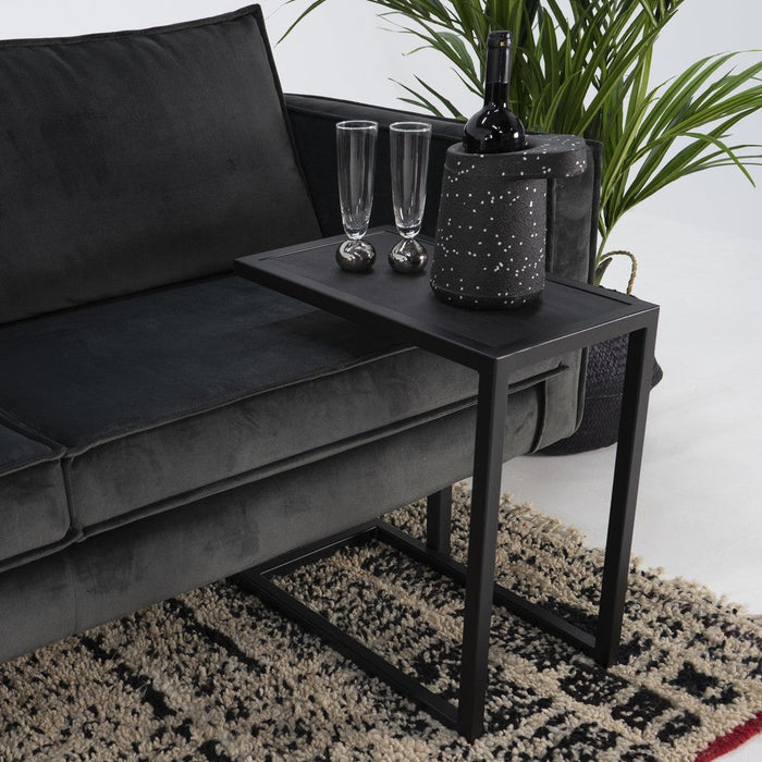 DANIËL DIVANI Bijzettafel - Zwart Spinder Design-Bijzettafels-Spinder