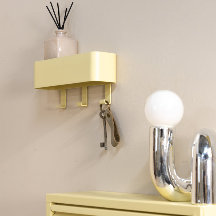 DAX PLAY 3 Wandkapstok - Butter Yellow Spinder Design-Kapstokken-Spinder