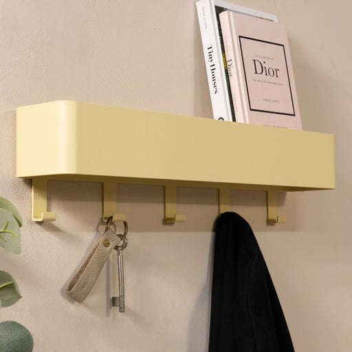 DAX PLAY 5 Wandkapstok - Butter Yellow Spinder Design-Kapstokken-Spinder