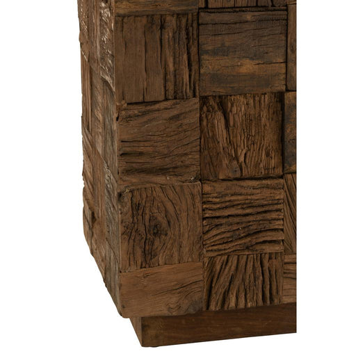 Decoratie Naturel Recycled hout L 30 cm 30x30x105 cm-Wanddecoratie-J-Line