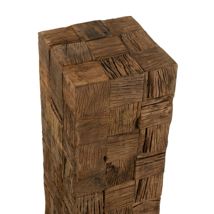 Decoratie Naturel Recycled hout M 30 cm-Wanddecoratie-J-Line