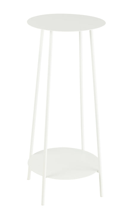 Decoratie Wit ijzer 30 cm 30x30x70 cm-Wanddecoratie-J-Line