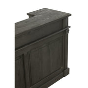 Decoratie Zwart Mangohout hout 55x180 cm-Wanddecoratie-J-Line
