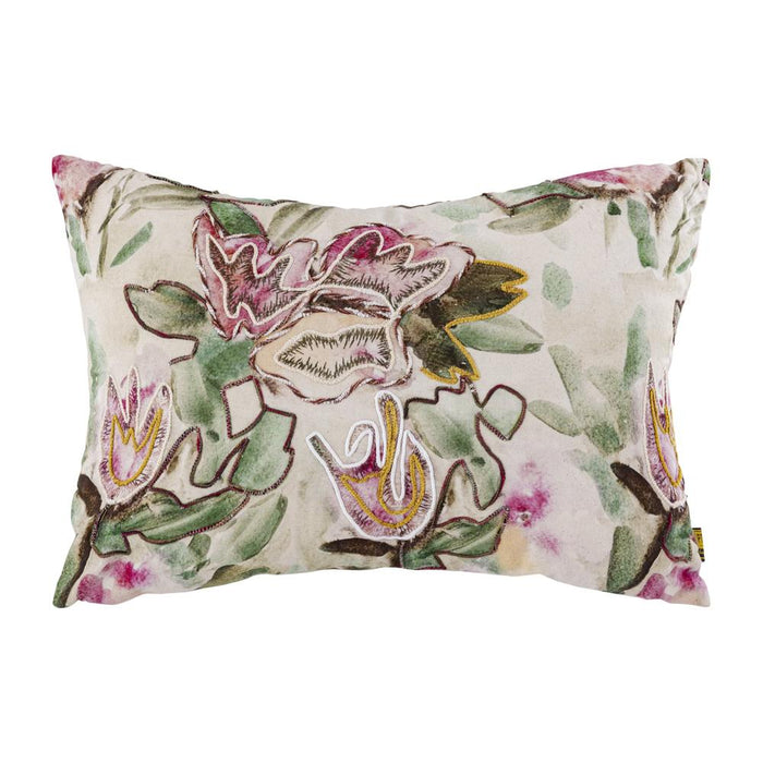 Decoratief kussen Ayumi Roze Rechthoekig Katoen Sierkussen Abstract-Decoratief kussen-PTMD