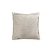 Decoratief kussen Cobie Taupe Suède Leer Sierkussen Vierkant L-Decoratief kussen-PTMD