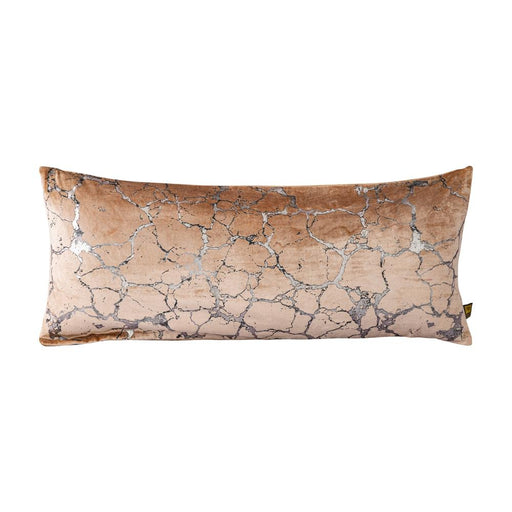 Decoratief kussen Kyleen Goud Fluweel Rect Sierkussen Crackle Print-Decoratief kussen-PTMD
