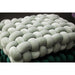 Decoratief kussen Roa Mint Groen Polyester Hand Woven Sierkussen Rectan-Decoratief kussen-PTMD