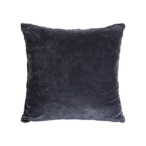 Decoratief kussen Sierkussen Nasim Dark Grijs Katoen Cusion Patroon Vierkant L-Decoratief kussen-PTMD