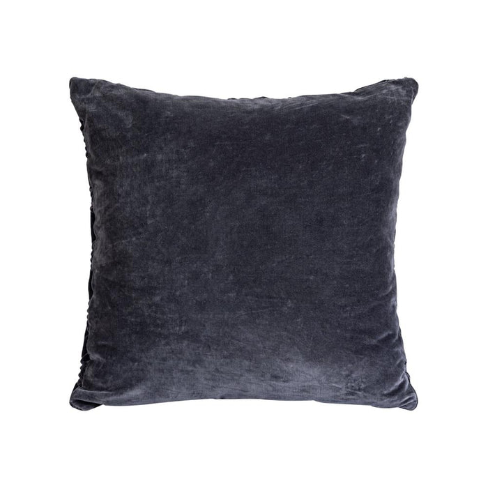 Decoratief kussen Sierkussen Nasim Dark Grijs Katoen Cusion Patroon Vierkant L-Decoratief kussen-PTMD