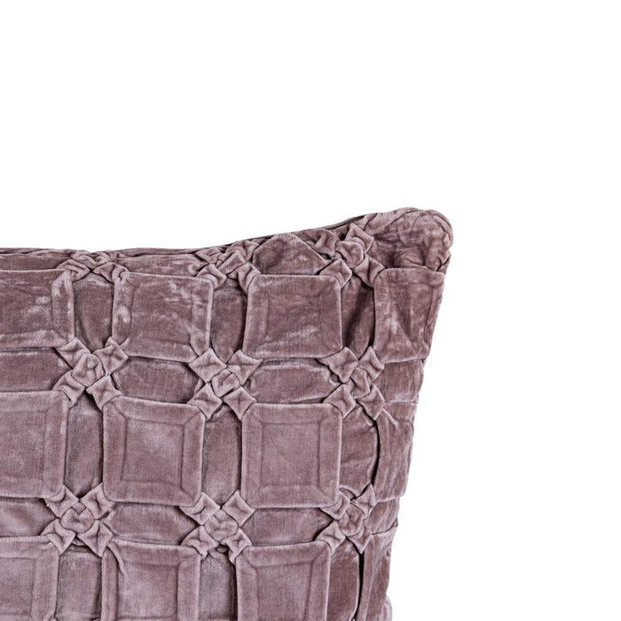 Decoratief kussen Sierkussen Nasim Roze Katoen Cusion Patroon Vierkant L-Decoratief kussen-PTMD