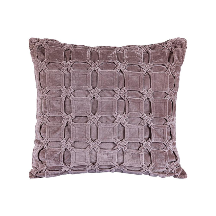 Decoratief kussen Sierkussen Nasim Roze Katoen Cusion Patroon Vierkant L-Decoratief kussen-PTMD