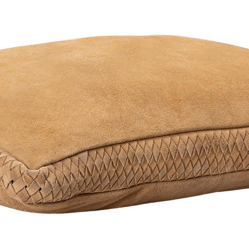Decoratief kussen Suky Camel Suède Leer Sierkussen Rechthoekig-Decoratief kussen-PTMD