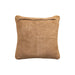 Decoratief kussen Suky Camel Suède Leer Sierkussen Vierkant S-Decoratief kussen-PTMD