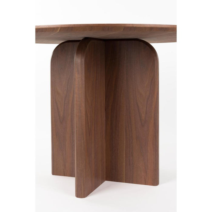 Dining Table Laurent Walnut 120x120x75-Eettafels-Creating Home
