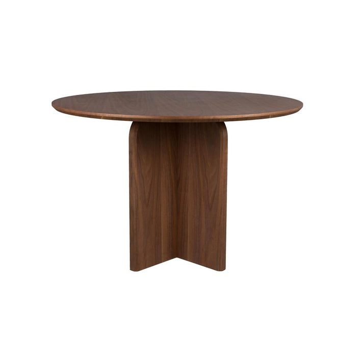 Dining Table Laurent Walnut 120x120x75-Eettafels-Creating Home