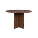 Dining Table Laurent Walnut 120x120x75-Eettafels-Creating Home