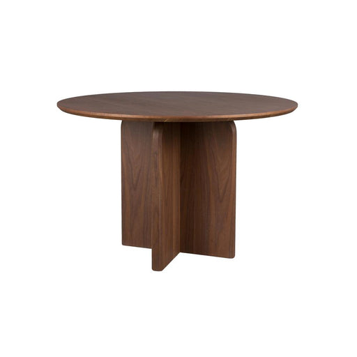 Dining Table Laurent Walnut 120x120x75-Eettafels-Creating Home