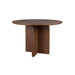 Dining Table Laurent Walnut 120x120x75-Eettafels-Creating Home