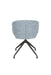 Draaibare Eetkamerstoel Balado Polyester Blauw 57x54.5 cm-Eetkamerstoelen-Creating Home