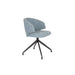 Draaibare Eetkamerstoel Balado Polyester Blauw 57x54.5 cm-Eetkamerstoelen-Creating Home