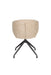 Draaibare Eetkamerstoel Balado Polyester Bruin 57x54.5 cm-Eetkamerstoelen-Creating Home