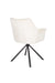 Draaibare Eetkamerstoel Kodak Polyester Beige 62x66 cm-Eetkamerstoelen-Creating Home