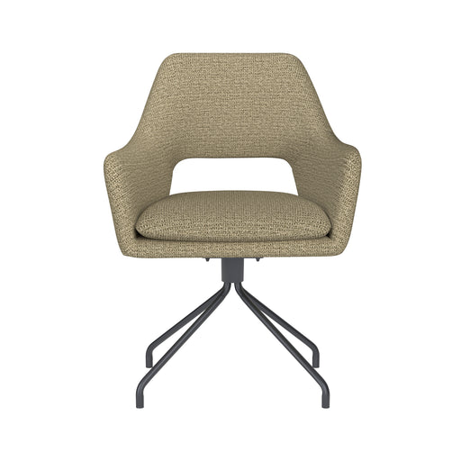 Draaibare Eetkamerstoel Mos Groen Polyester Groen 59x59-Eetkamerstoelen-Creating Home