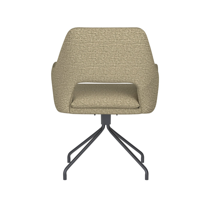 Draaibare Eetkamerstoel Mos Groen Polyester Groen 59x59 cm-Eetkamerstoelen-Creating Home