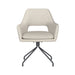 Draaibare Eetkamerstoel Mos Off-white Polyester Beige-Eetkamerstoelen-Creating Home