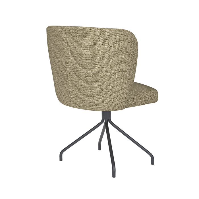 Draaibare Eetkamerstoel Stan Groen Polyester Groen-Eetkamerstoelen-Creating Home