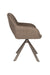 Draaibare Eetkamerstoel Toye Polyester Bruin 68x61 cm-Eetkamerstoelen-Creating Home