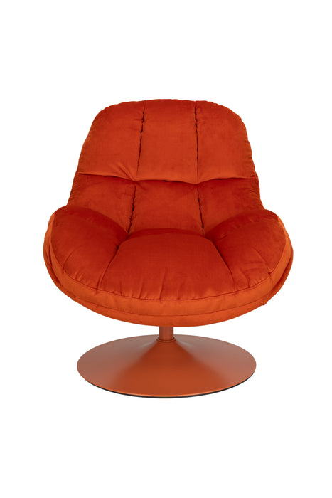 Fauteuil Beefy Lounge Chair Polyester, Metaal Oranje, sfeerbeeld 5