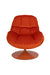 Fauteuil Beefy Lounge Chair Polyester, Metaal Oranje, sfeerbeeld 5