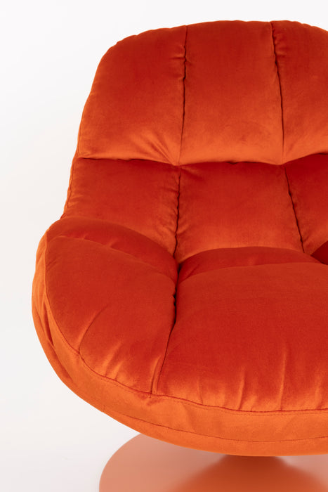 Fauteuil Beefy Lounge Chair Polyester, Metaal Oranje, sfeerbeeld 7
