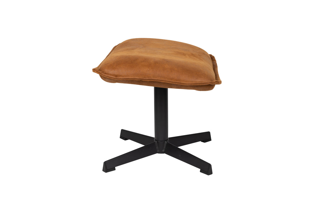 Draaibare Fauteuil John Cognac PU-Leder Bruin 40x60 cm-Fauteuils-Creating Home