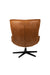 Draaibare Fauteuil John Cognac PU-Leder Bruin Ø93x92 cm-Fauteuils-Creating Home