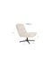 Draaibare Fauteuil Kai Off Polyester Wit 75.5x72 cm-Fauteuils-Creating Home