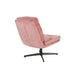 Draaibare Fauteuil Kai Polyester Roze 75.5x72 cm-Fauteuils-Creating Home